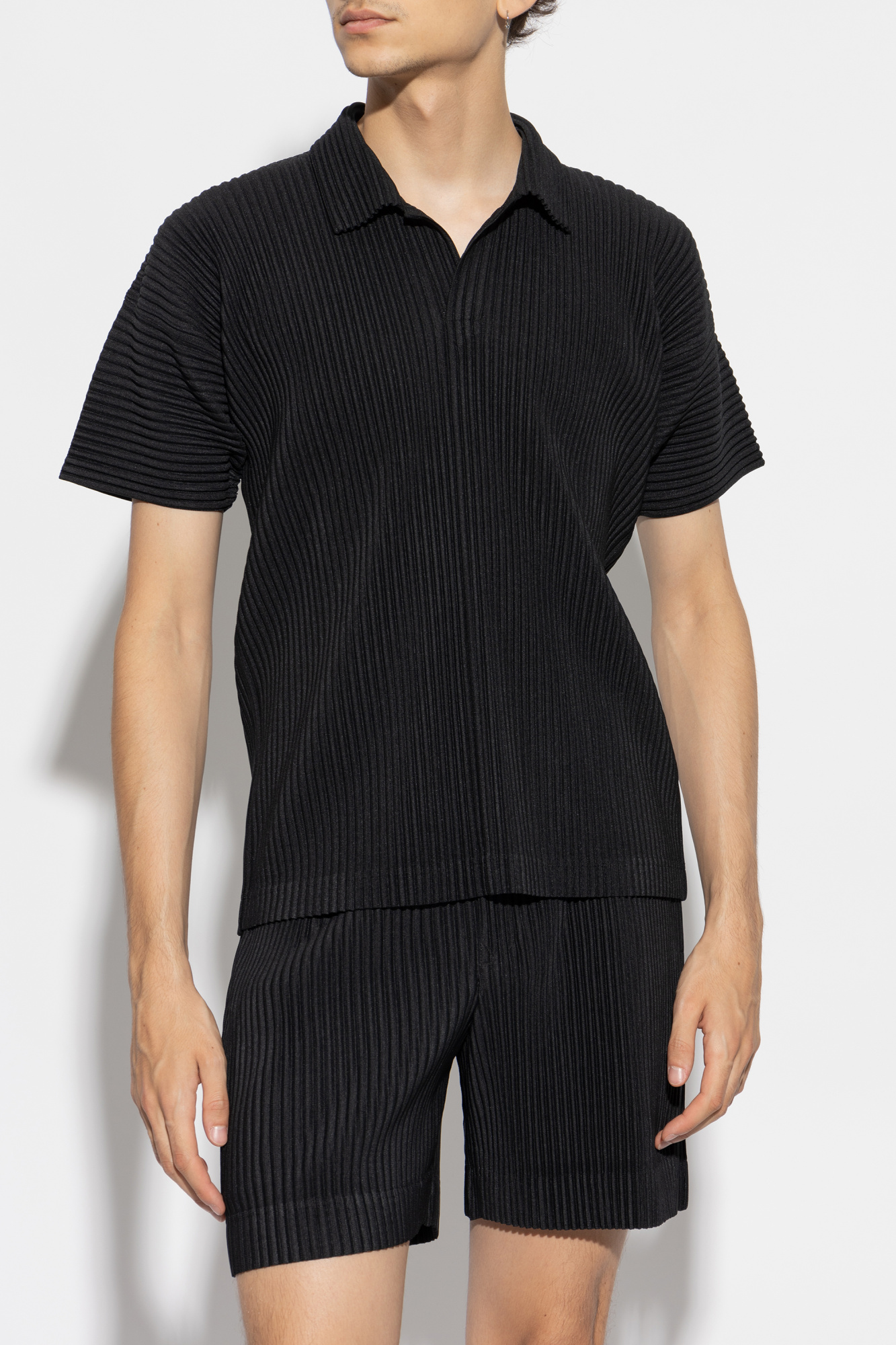Tシャツ・カットソー ISSEY MIYAKE SS25 Pleated polo shirt (HP57JM530 11) ISSEY MIYAKE SS25 Pleated polo shirt (HP57JM530 11) (ISSEY